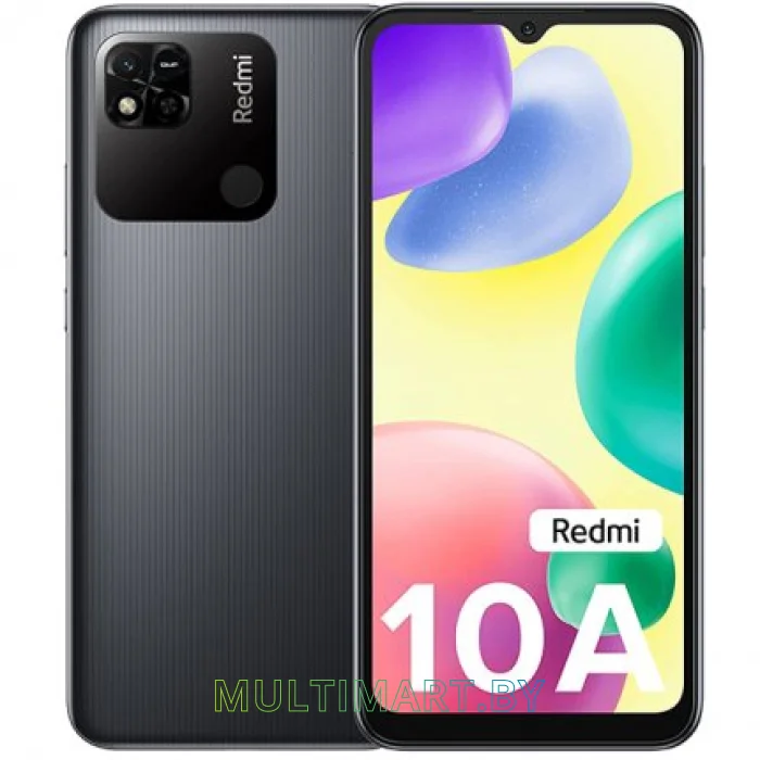 Смартфон Xiaomi Redmi 10A 3GB/64GB международная версия (серый)